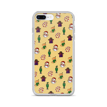 Load image into Gallery viewer, Desi Christmas Elements Yellow iPhone Case
