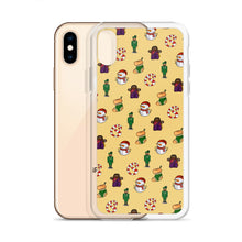 Load image into Gallery viewer, Desi Christmas Elements Yellow iPhone Case

