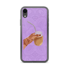 Load image into Gallery viewer, Iced Coffee Mendhi Hands Phone Case: iPhone
