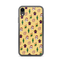Load image into Gallery viewer, Desi Christmas Elements Yellow iPhone Case
