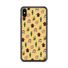 Load image into Gallery viewer, Desi Christmas Elements Yellow iPhone Case
