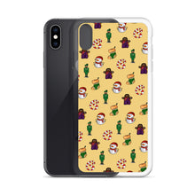 Load image into Gallery viewer, Desi Christmas Elements Yellow iPhone Case
