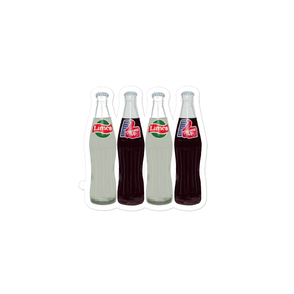 Sticker: Limca and Thums up