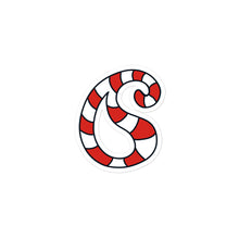 Load image into Gallery viewer, Candy Cane Paisley Stickers
