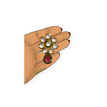 Load image into Gallery viewer, Kundan Earring Sticker
