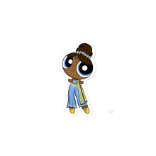 Load image into Gallery viewer, Desi Powerpuff Girl Sticker- Bubbles
