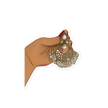 Load image into Gallery viewer, Large Desi Gold Earring Print
