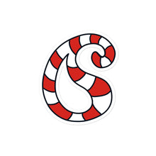 Load image into Gallery viewer, Candy Cane Paisley Stickers
