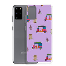 Load image into Gallery viewer, Auto, Earrings, and Chai Purple Phone Case: Samsung
