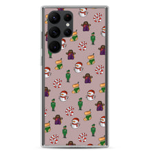 Load image into Gallery viewer, Desi Christmas Elements Gray Samsung Case
