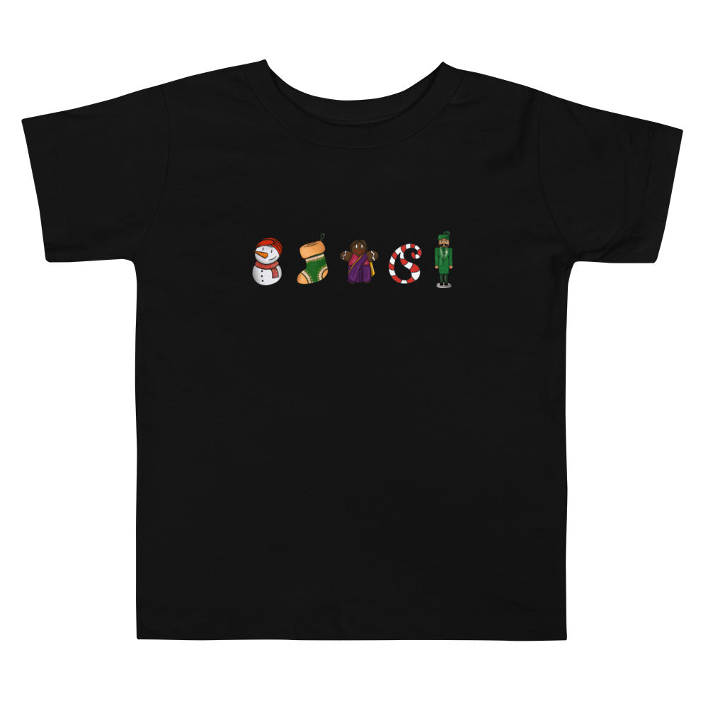 Toddler Desi Christmas Elements T-Shirt