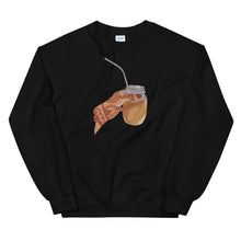 Load image into Gallery viewer, Iced Coffee Mendhi Hands Sweatshirt
