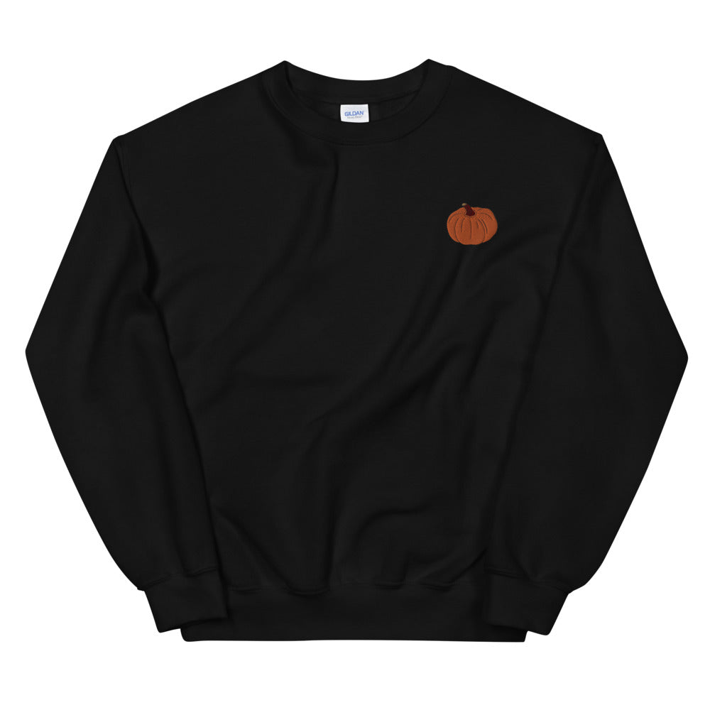 Embroidery Pumpkin Sweatshirt
