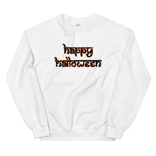 Load image into Gallery viewer, Happy Halloween Desi Black Letters Sweatshirt
