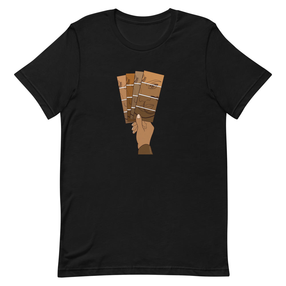 Shades of Brown Paint Chips T-shirt