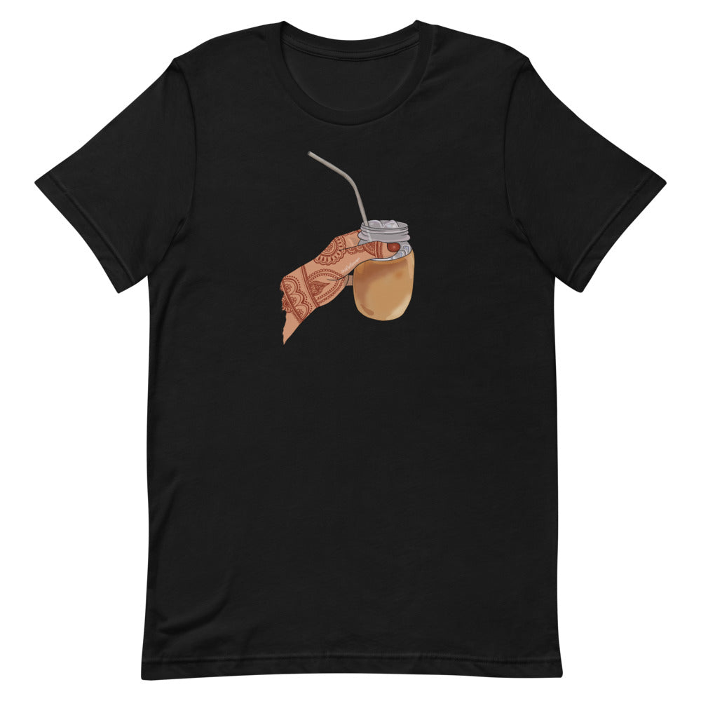 Iced Coffee Mendhi Hands T-Shirt