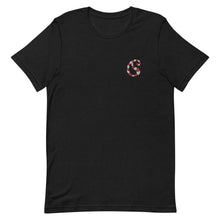 Load image into Gallery viewer, Embroidered Candy Cane Paisley T-shirt
