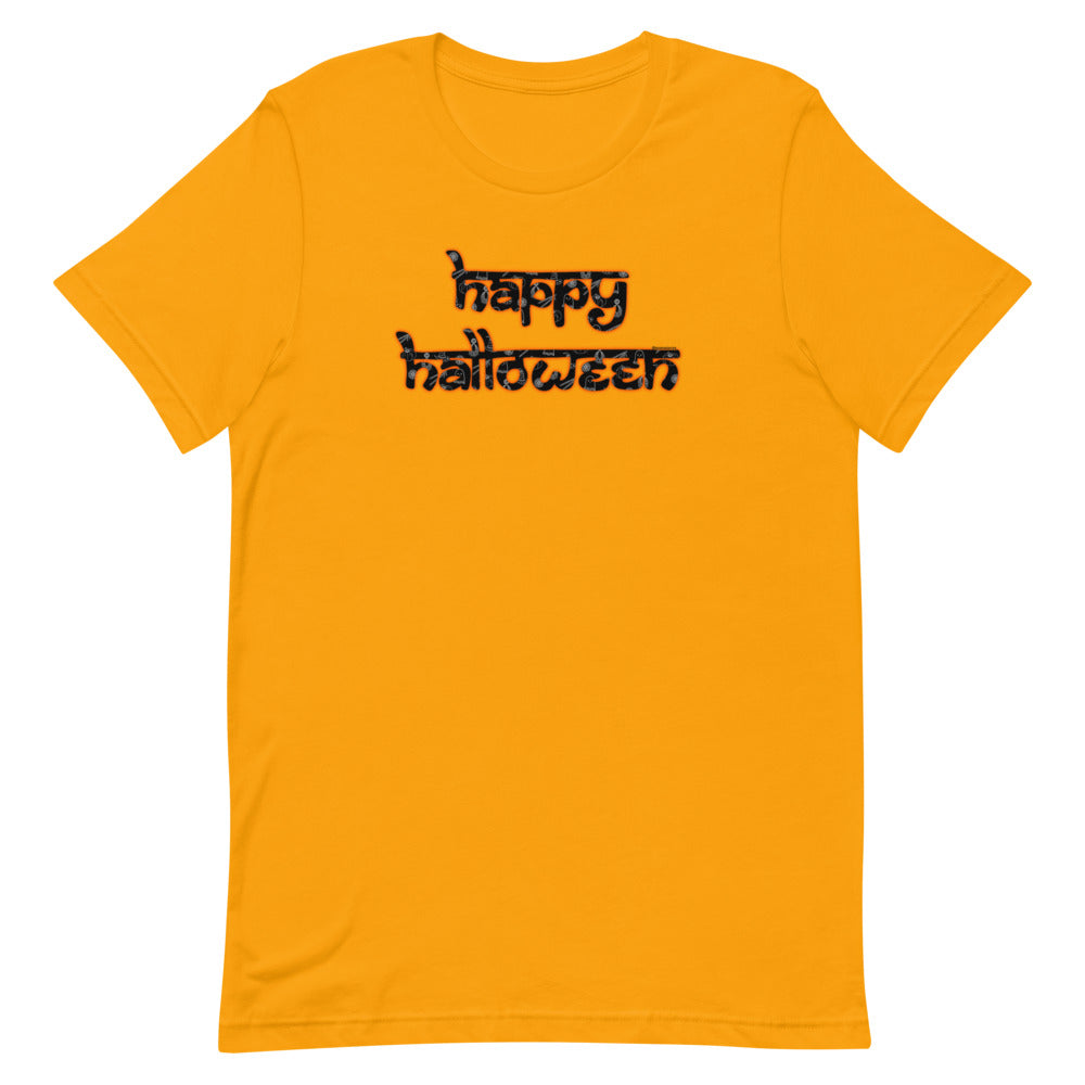 Happy Halloween Desi Black Letters T-Shirt