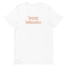 Load image into Gallery viewer, Happy Halloween Desi White Letters T-Shirt
